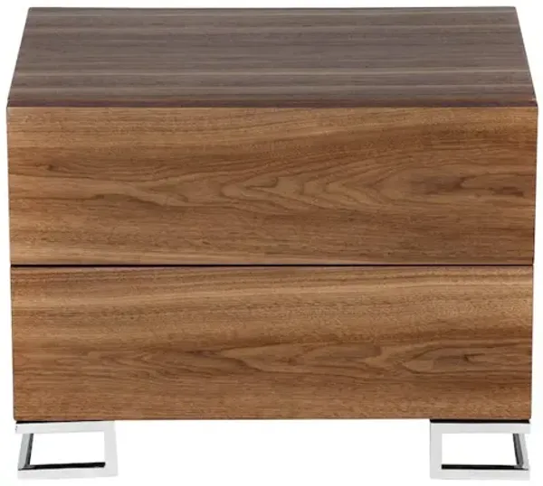 Pangea Home Harper Night Stand Walnut
