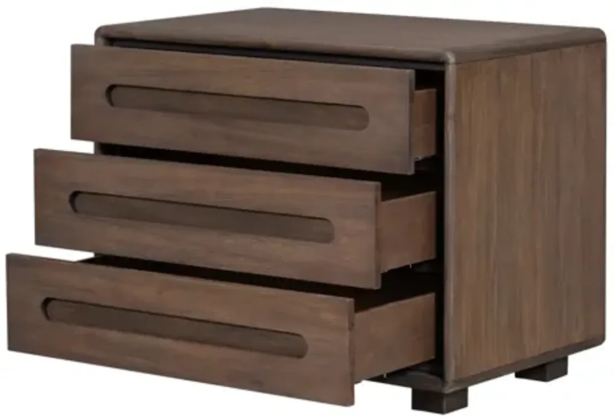 Cameron Three Drawer Nightstand