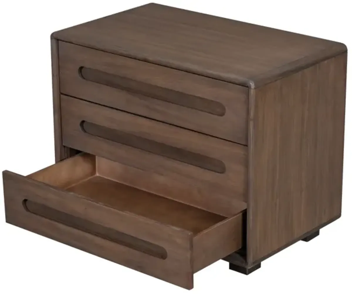 Cameron Three Drawer Nightstand