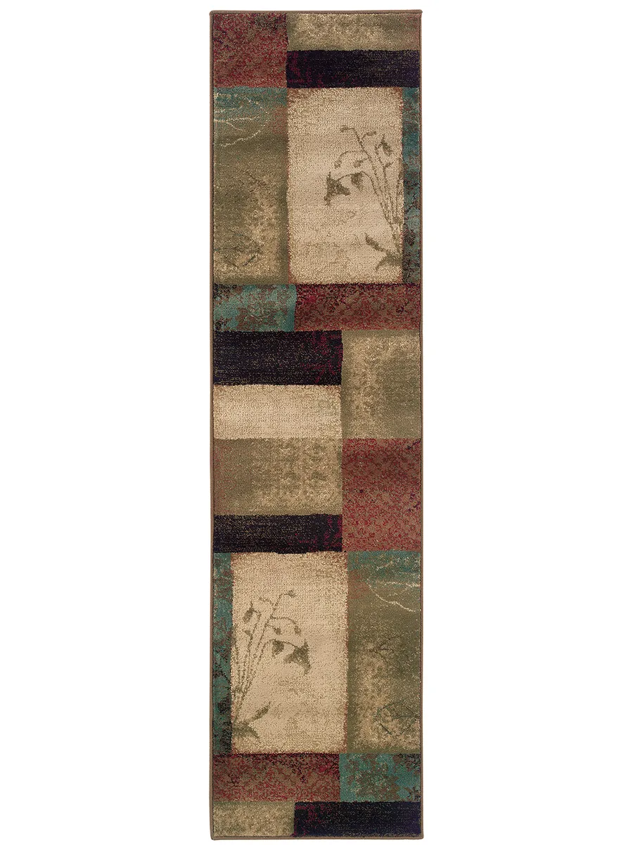 Hudson 1'10" x 7'6" Beige Rug