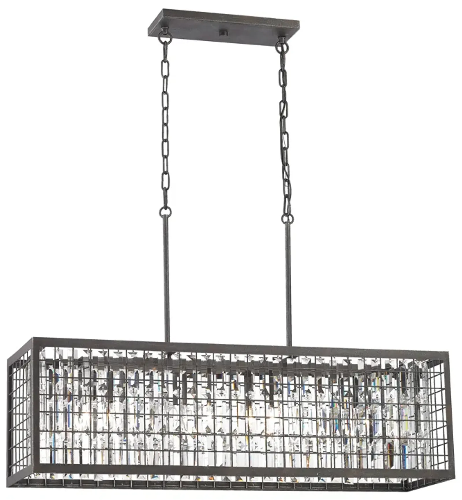 Nadina 37'' Wide 4-Light Linear Chandelier