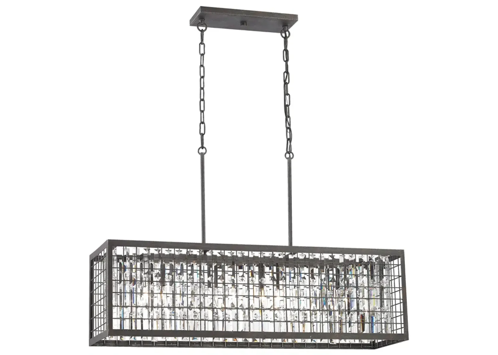 Nadina 37'' Wide 4-Light Linear Chandelier