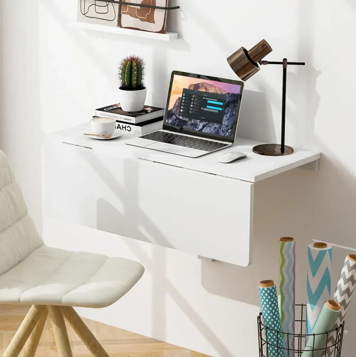 Wall Mounted Folding Table for Small Spaces
