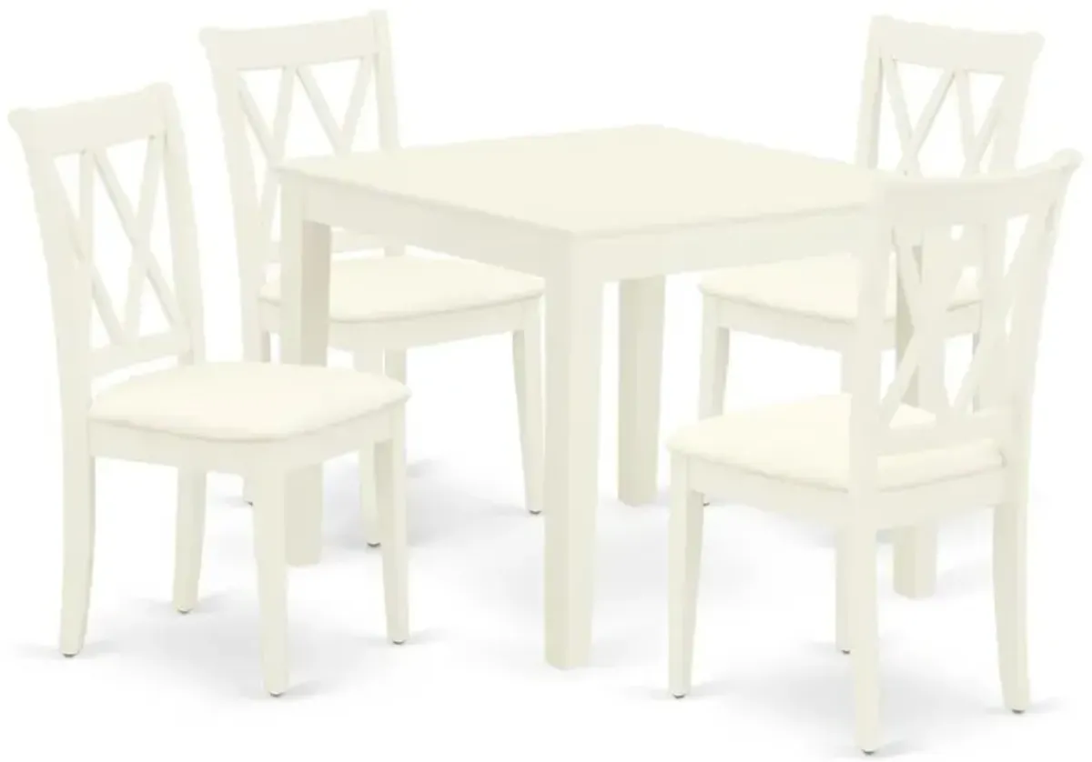 Dining Room Set Linen White