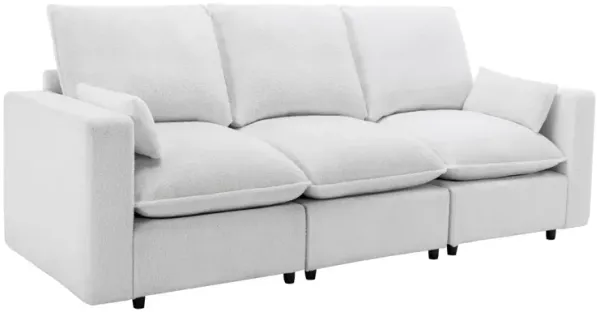 3-Seat Sofa with Removable Cushions and 2 Pillows