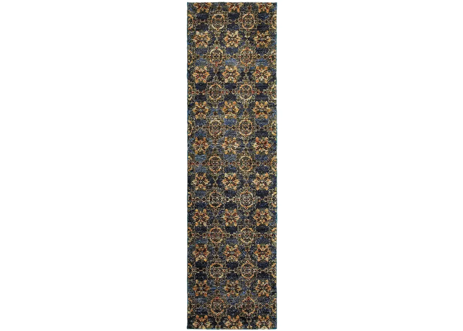 Andorra 2'3" x 8' Blue Rug