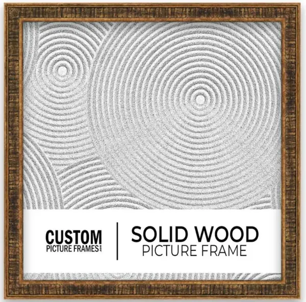 Rustic Gold Square Picture Frame