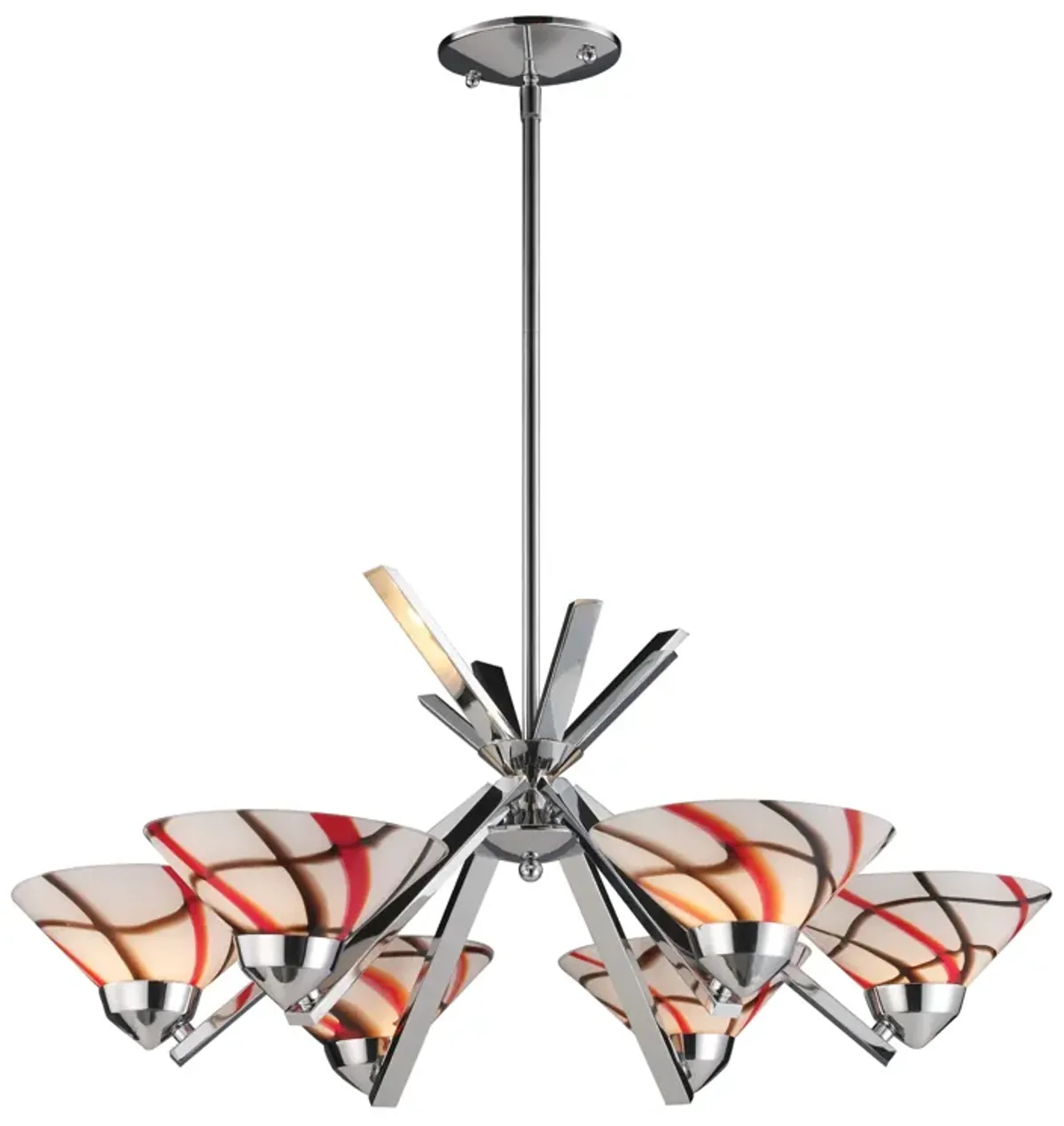 Refraction 6-Light Chandelier