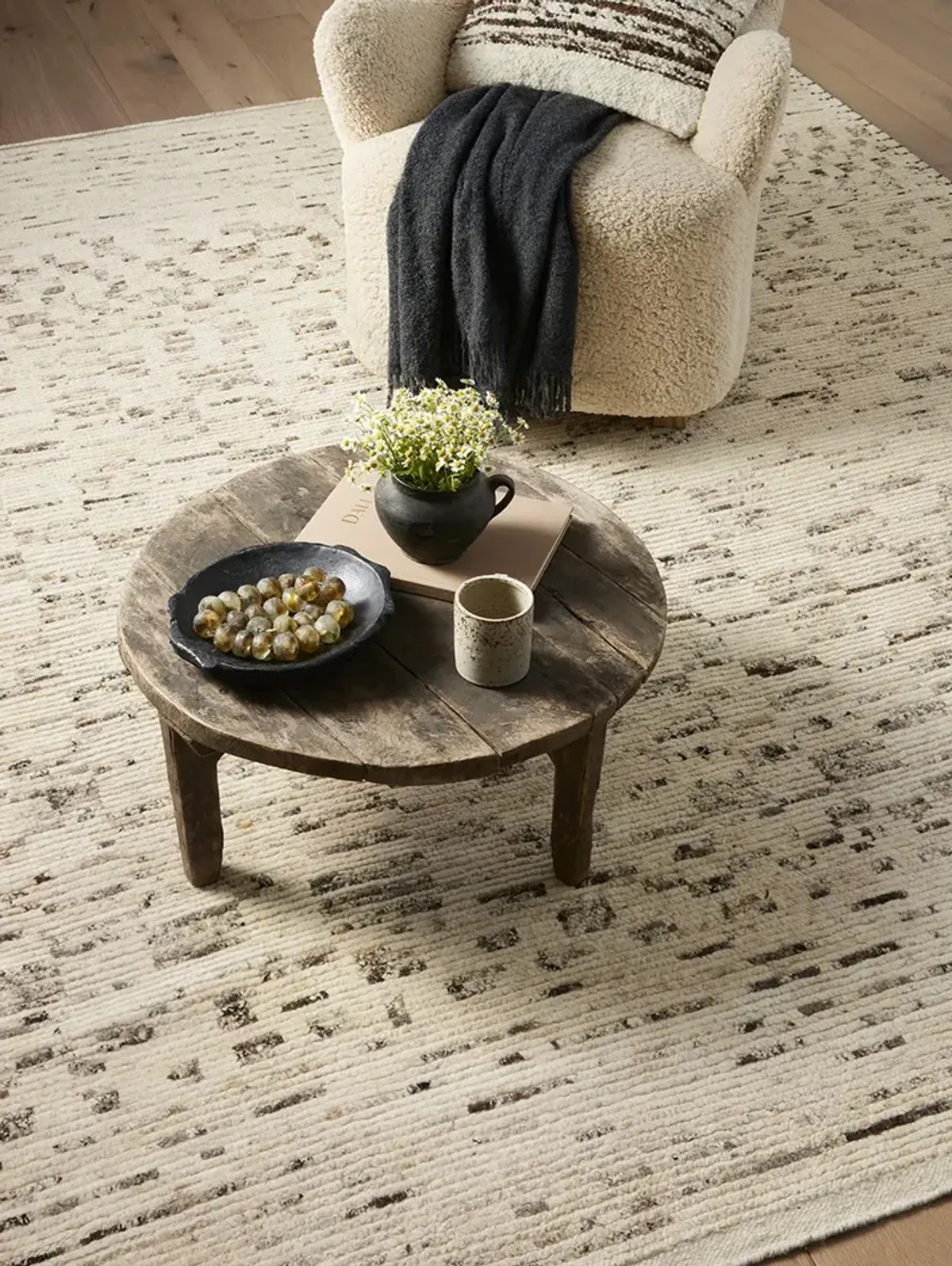 Briyana BRI01 Natural/Granite 7'9" x 9'9" Rug