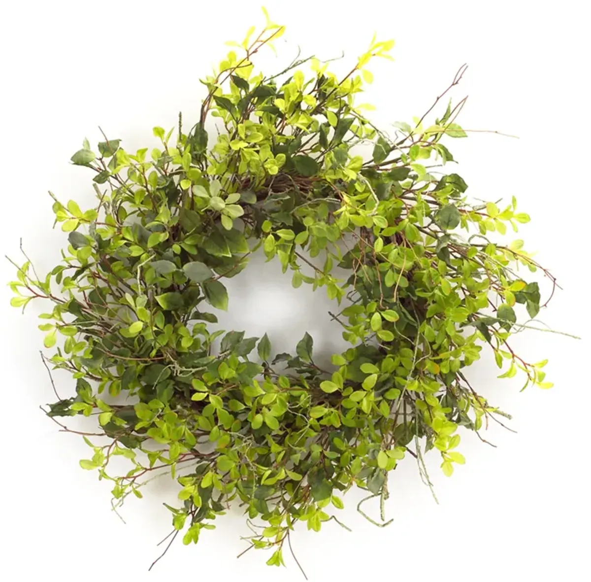 Large Mixed Foliage Wreath for Front Door or Home Décor