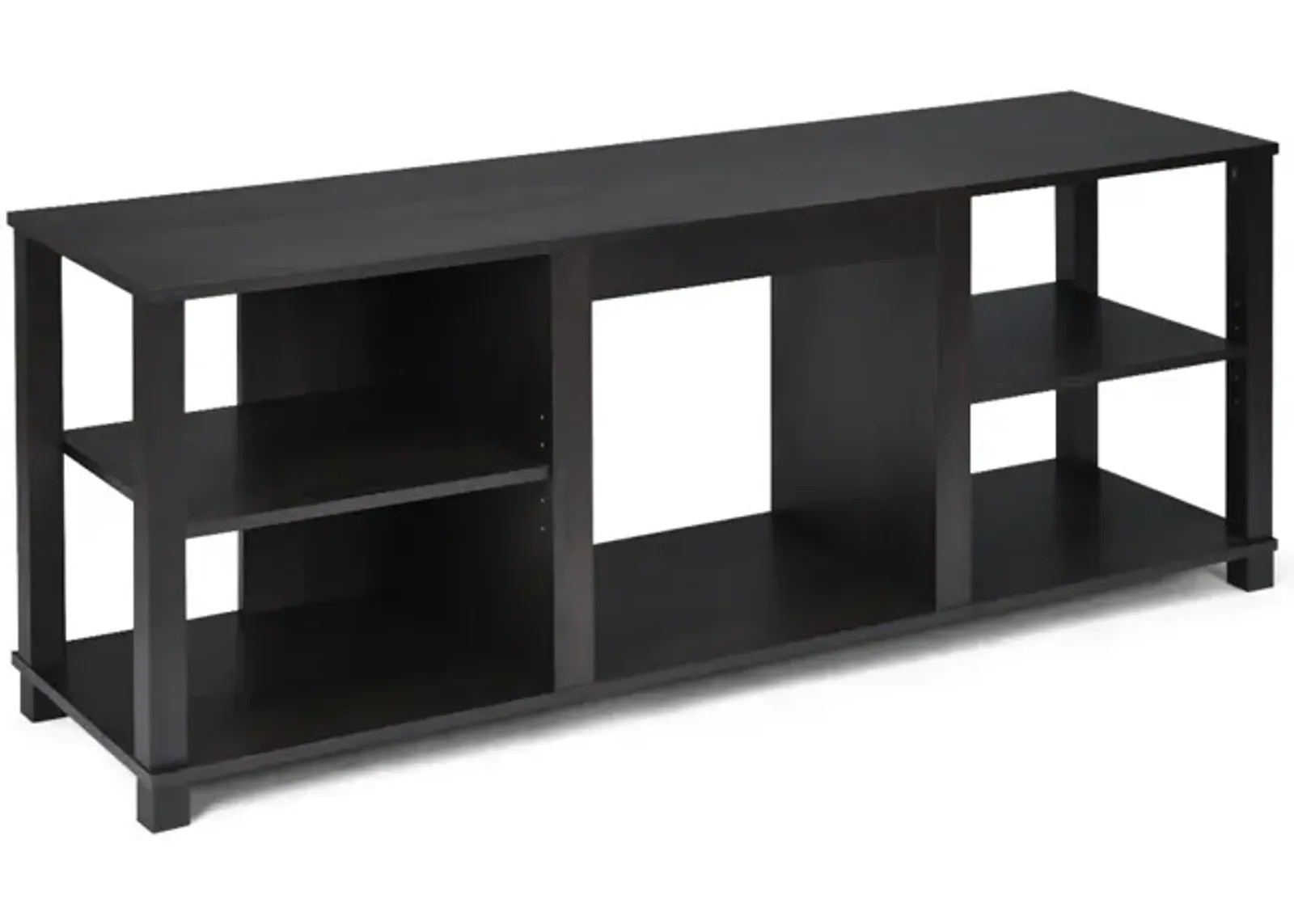 2-Tier TV Storage Cabinet Console with Adjustable Shelves