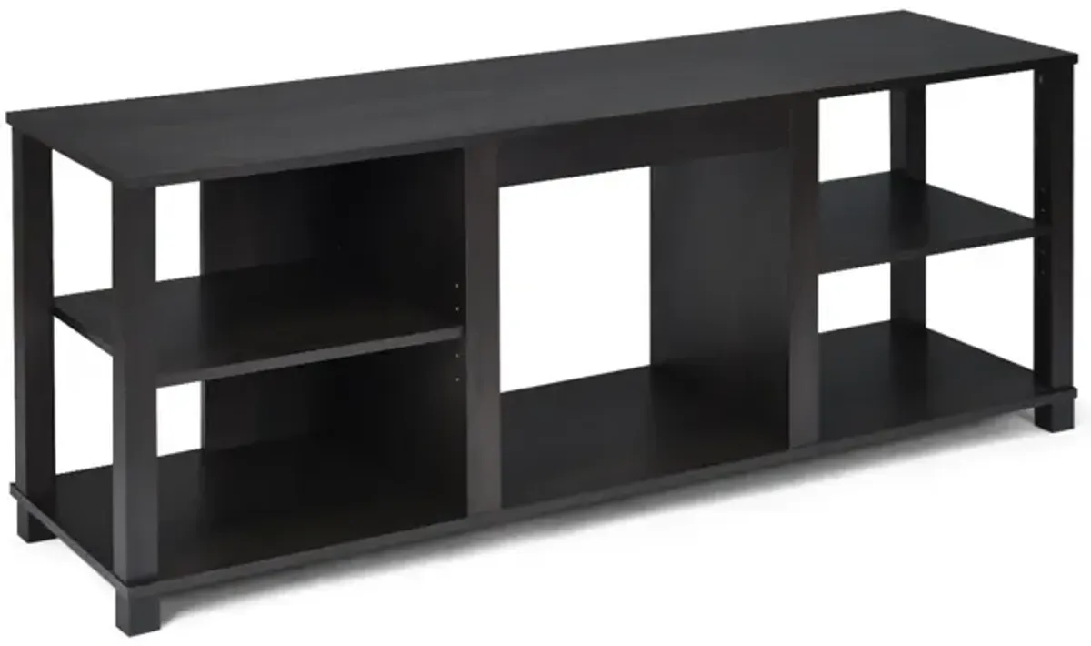 2-Tier TV Storage Cabinet Console with Adjustable Shelves