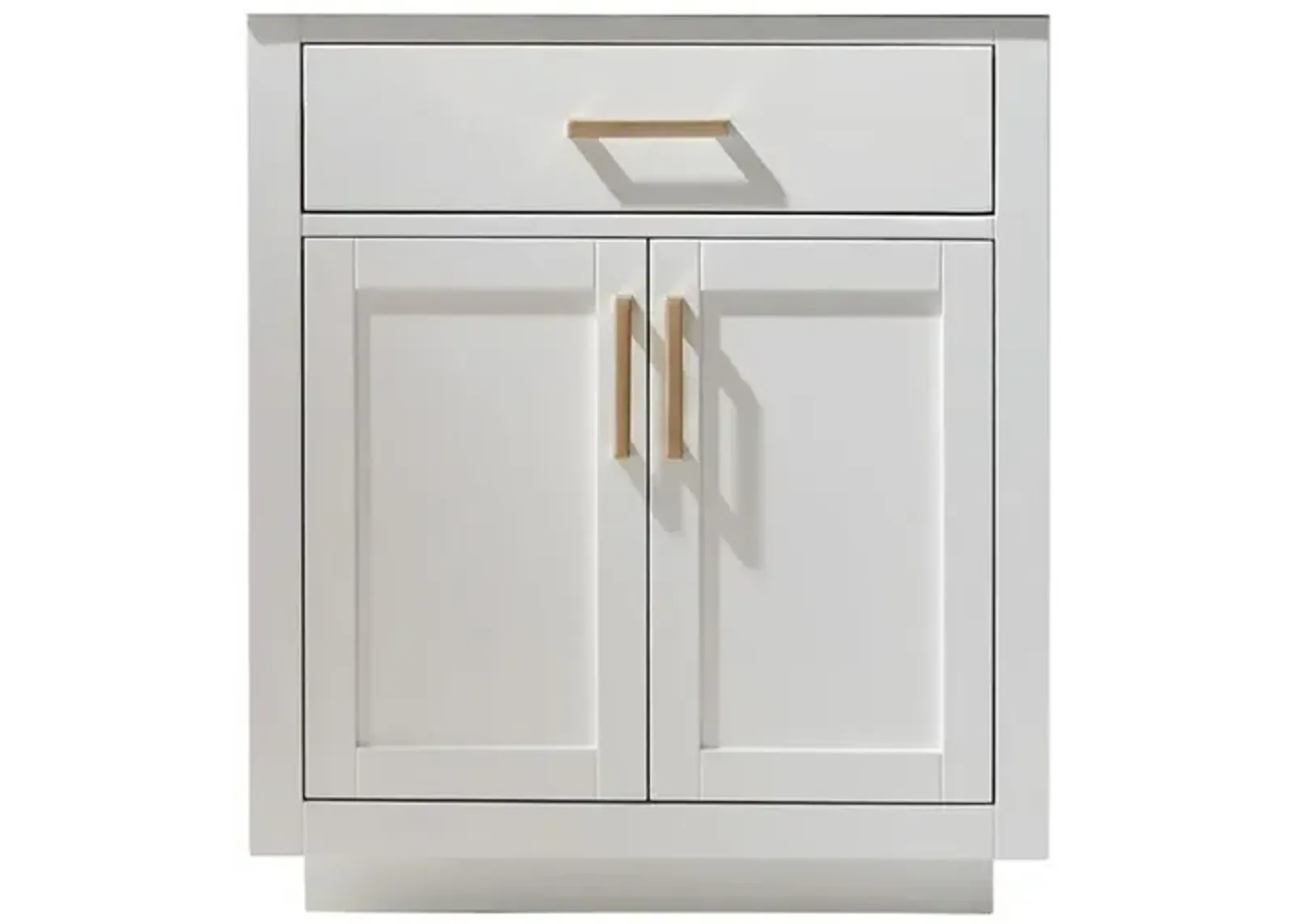 Altair 30 Single Bathroom Vanity Cabinet Only in White without Countertop and Mirror