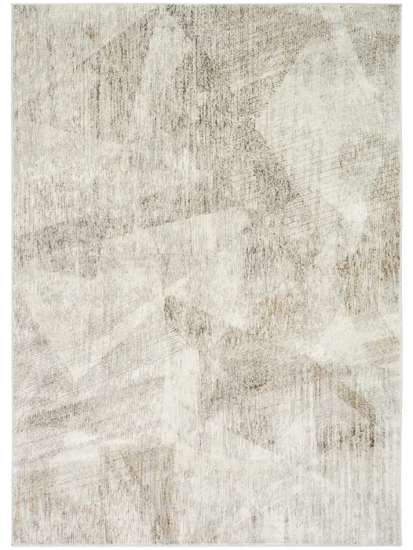 CK073 Compass CMP03 Ivory/Multicolor 3'11" x 5'11" Rug