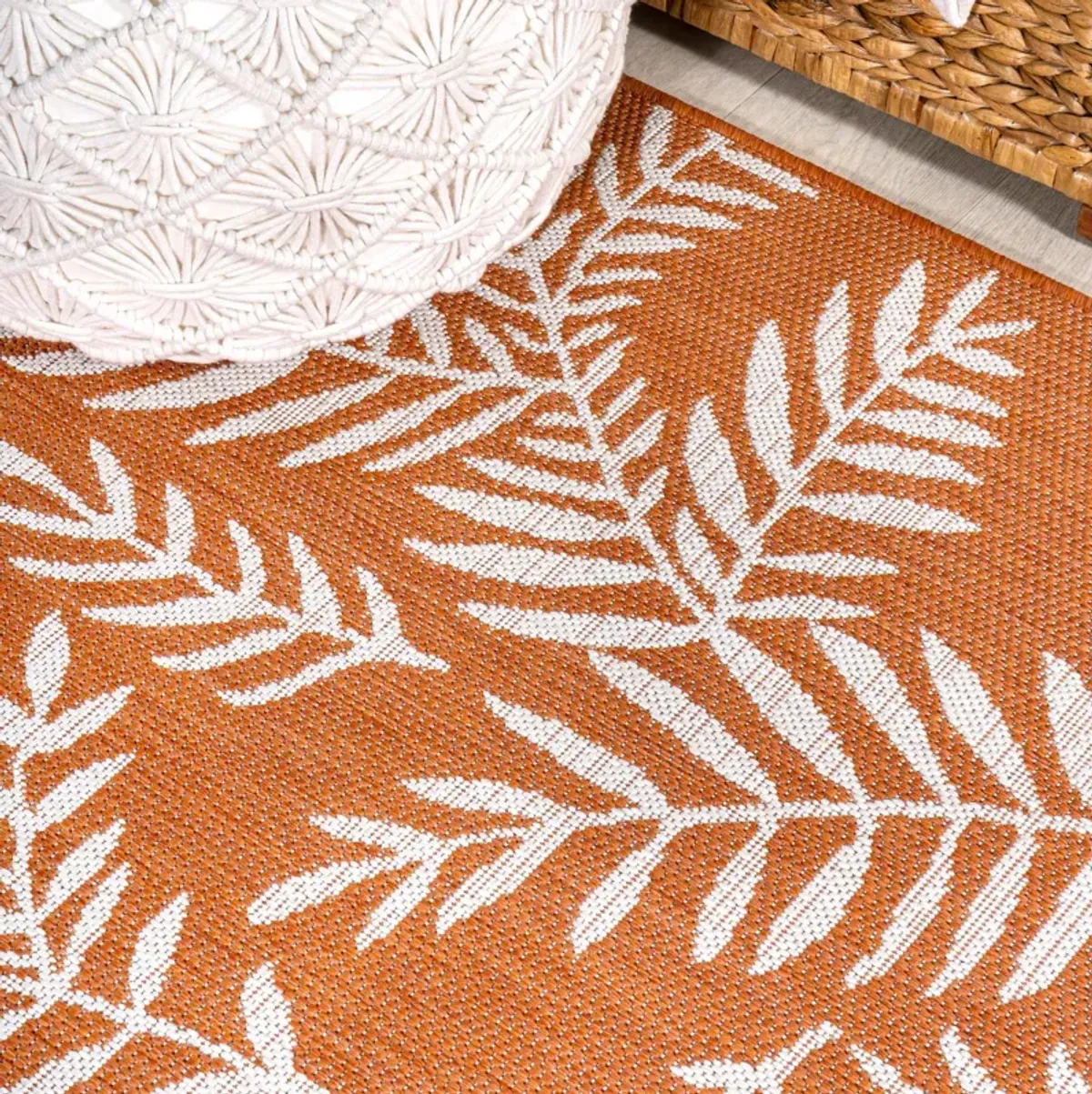 Nevis Palm Frond Indoor/Outdoor Area Rug