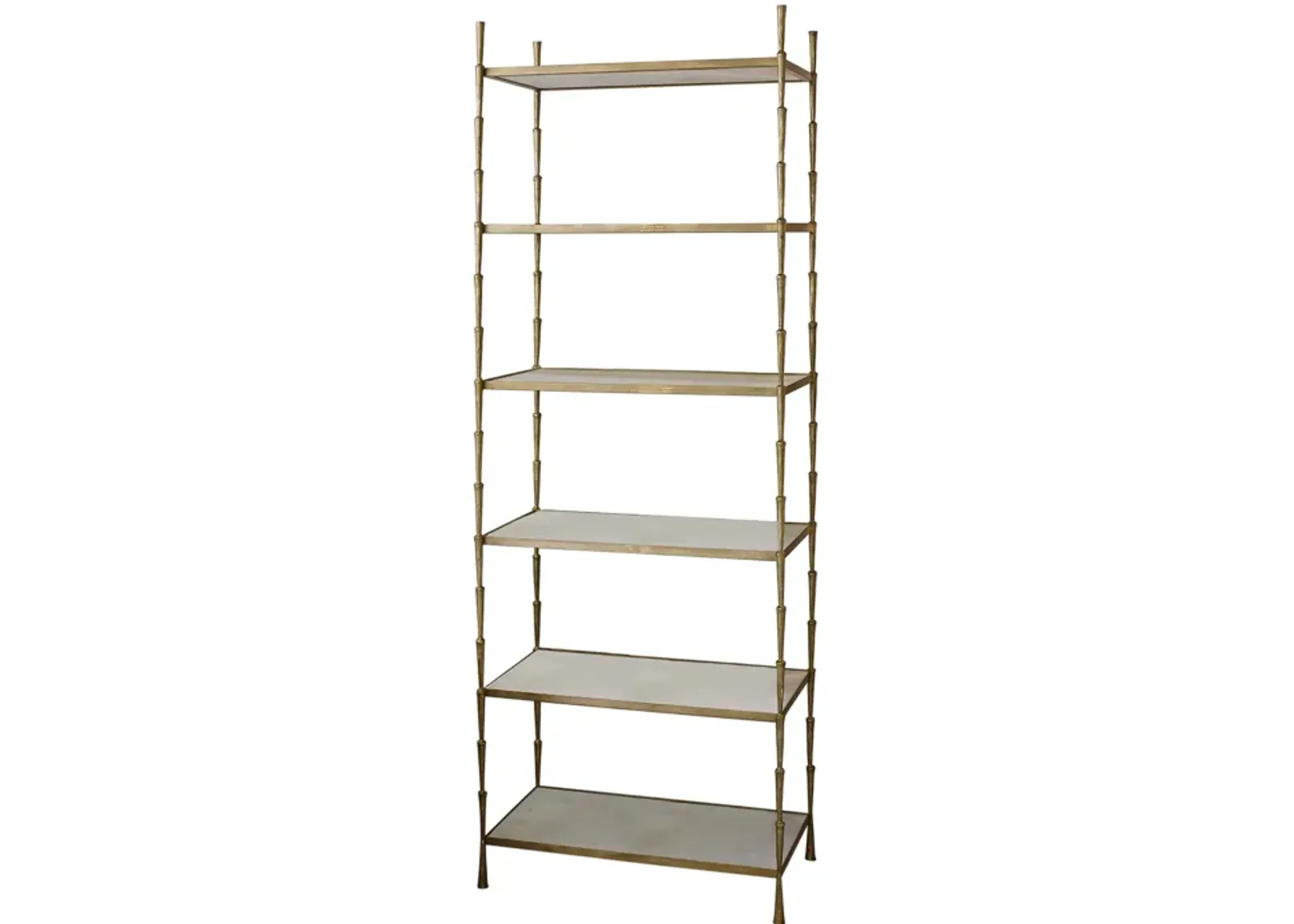 Spike Etagere- Brass