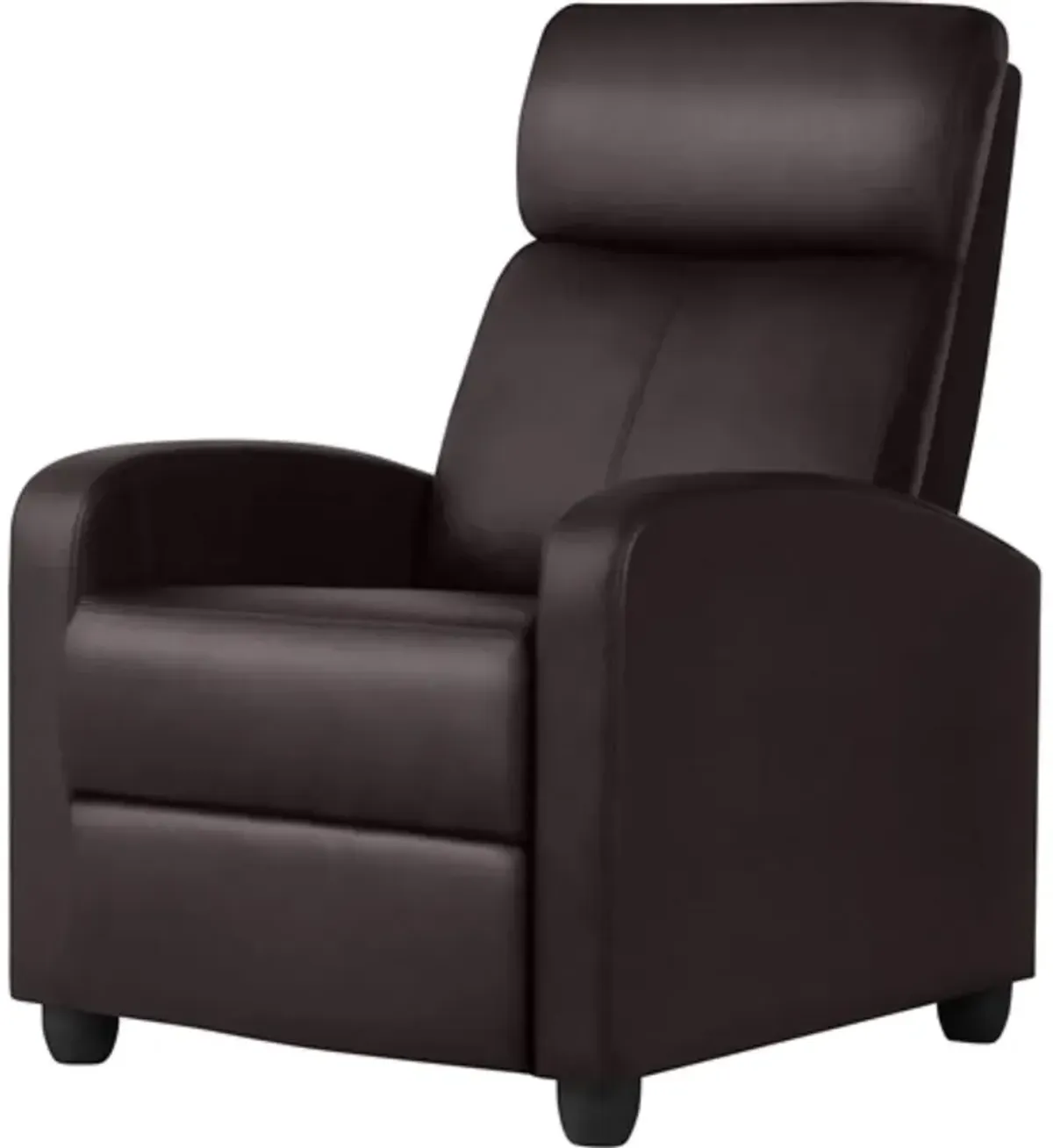 High Density Faux Leather Push Back Recliner Chair