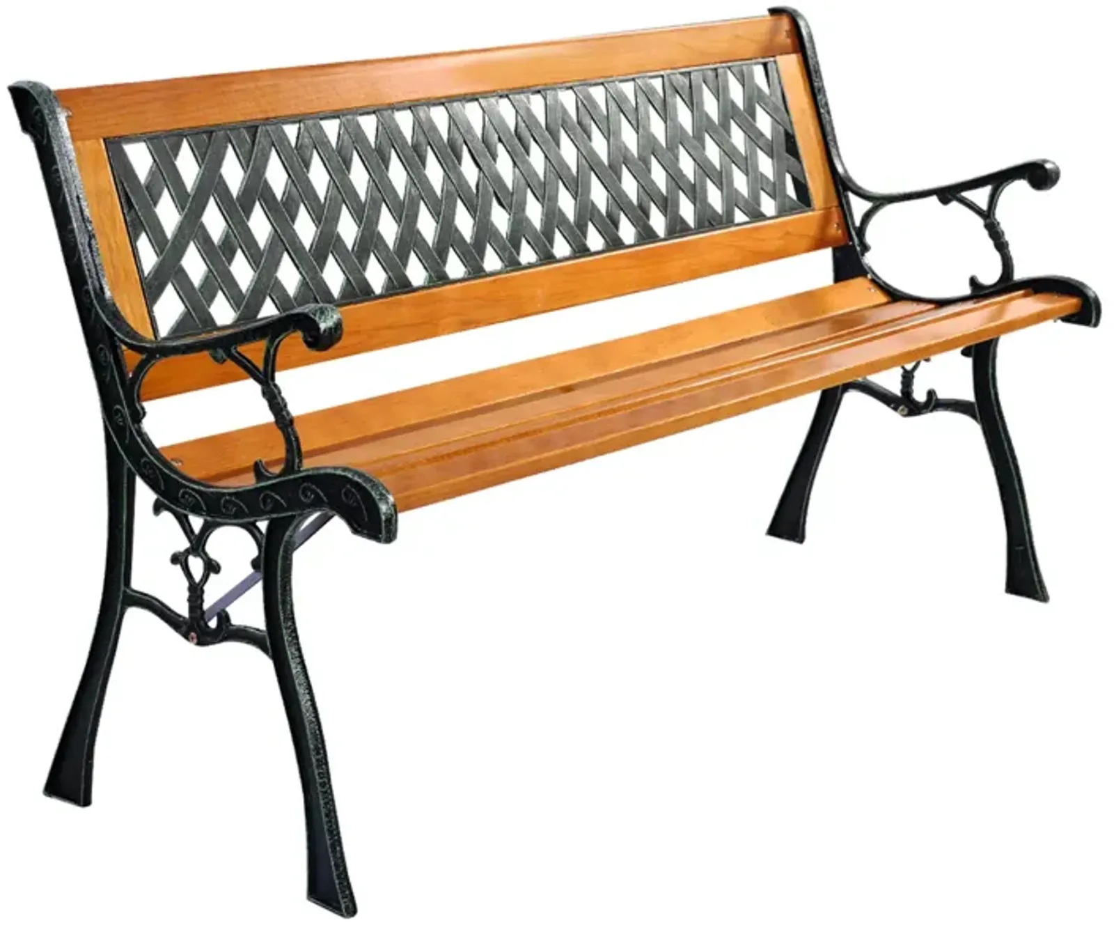 Outdoor Cast Iron Patio Bench