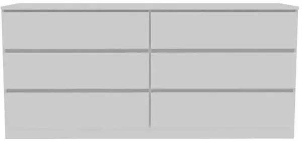 Seul 6 Drawer Double Dresser