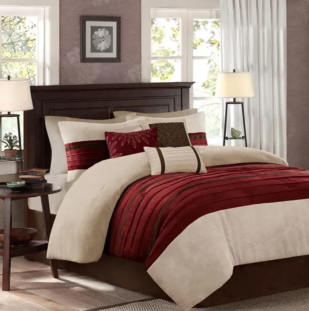 Belen Kox 7-Piece Polyester Microsuede Comforter Set, Belen Kox