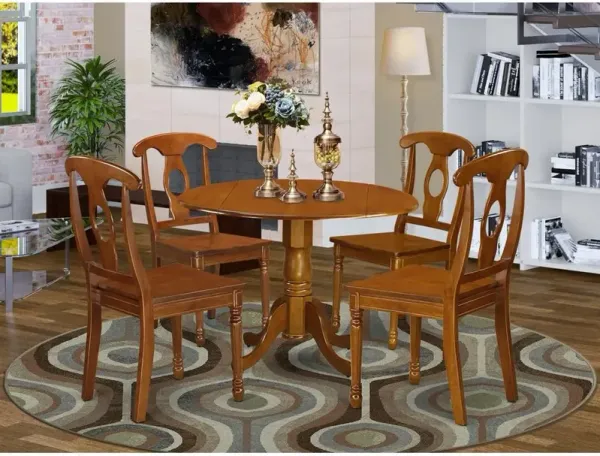 5 PC Kitchen nook Dining set-breakfast nook and 4 dinette Chairs