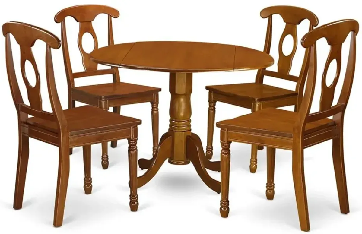 5 PC Kitchen nook Dining set-breakfast nook and 4 dinette Chairs