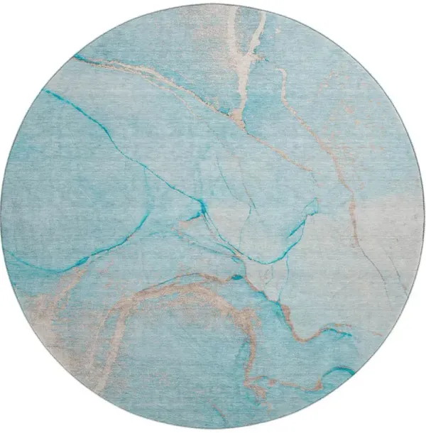 Odyssey OY7 Teal 8' Rug