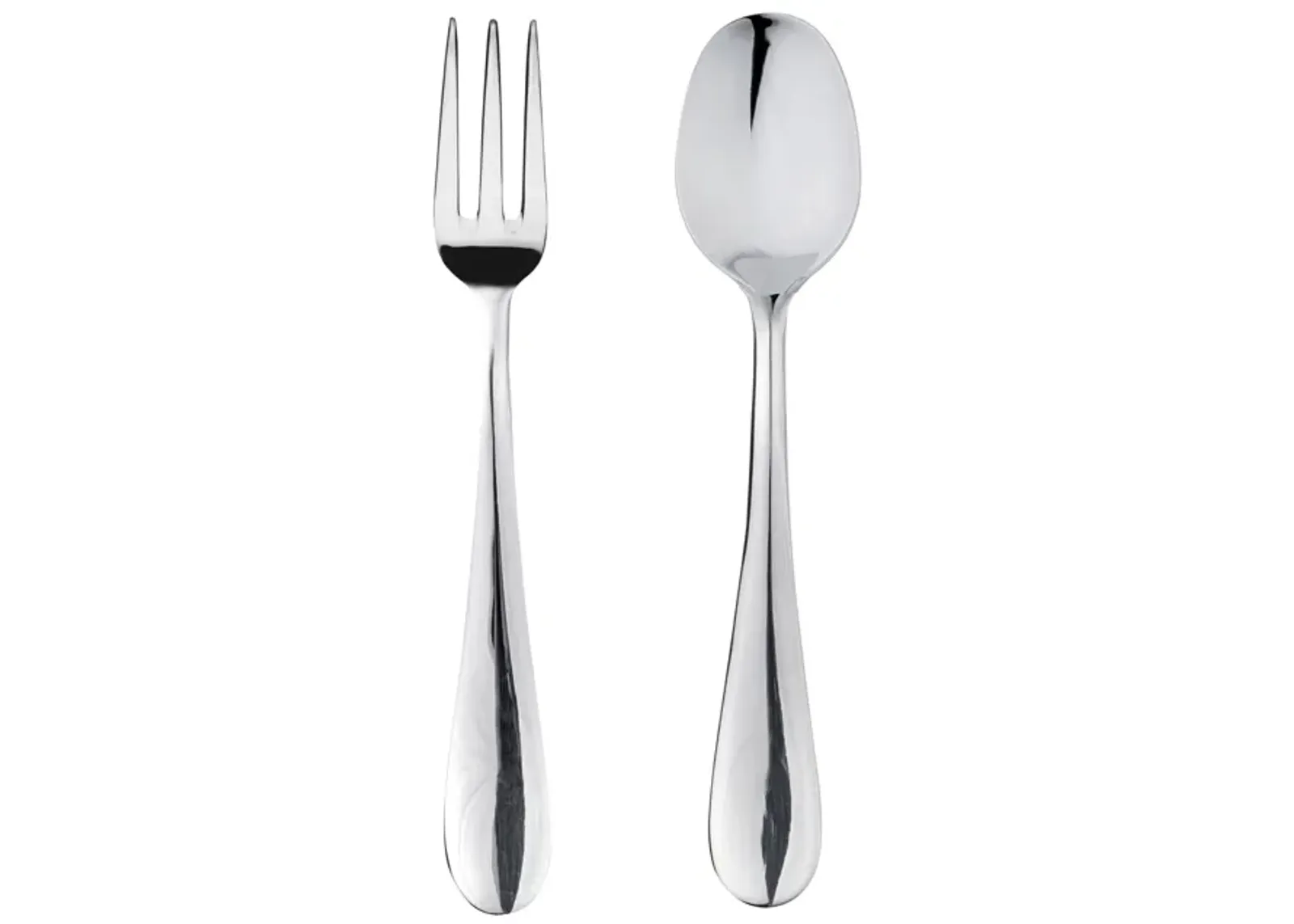 Natura 2-Piece Serving Set in Mirror