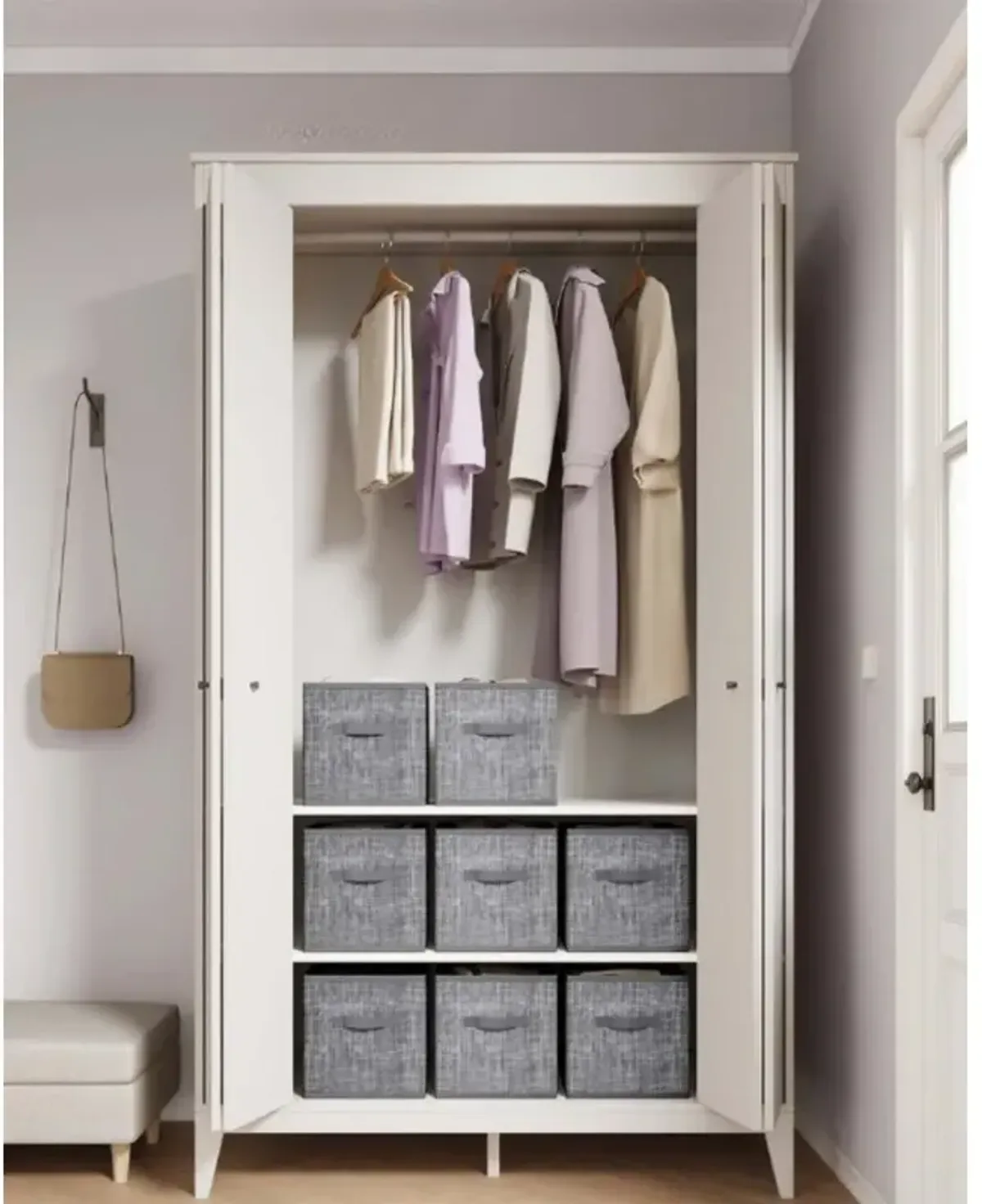 Set of 8 Storage Cubes for Efficient Organization and Stylish Home Storage Solutions