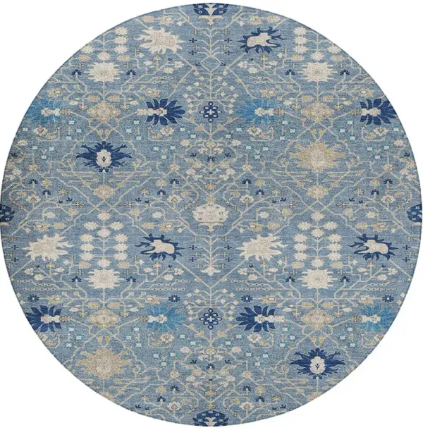 Tabrook TB12 Denim 8' Round Rug