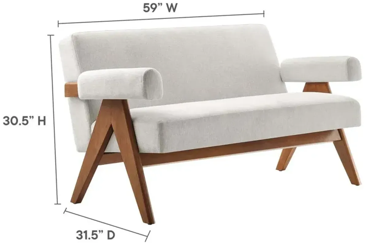 Modway Lyra Fabric Loveseat