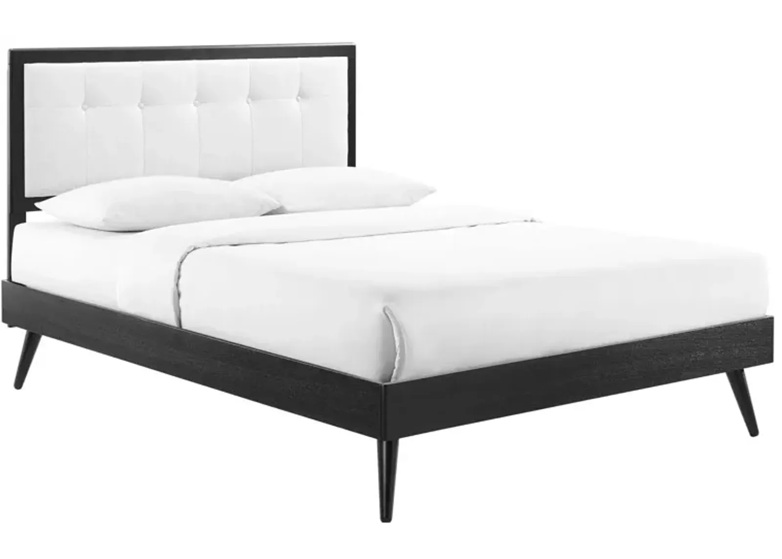 Modway - Willow Queen Wood Platform Bed with Splayed Legs