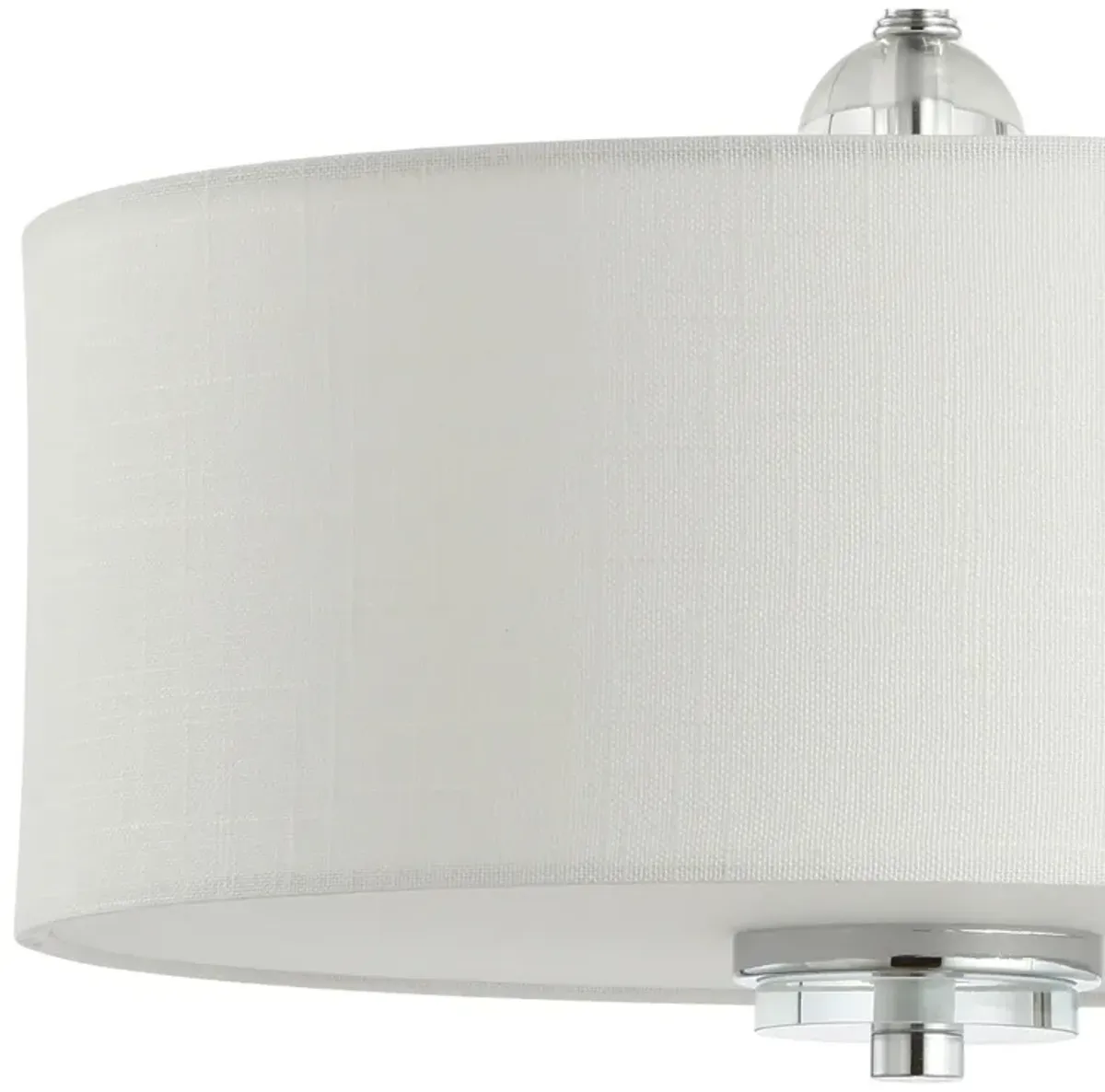 Marc Metal/Crystal LED Semi Flush Mount