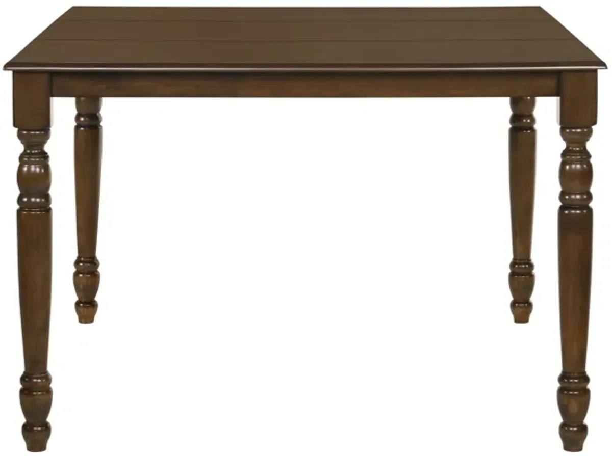 Dylan Counter Height Table in Walnut Finish DN00622