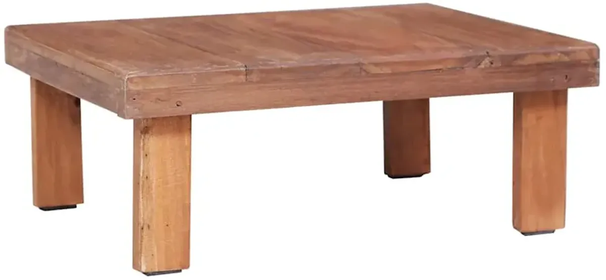 vidaXL Coffee Table 23.6x17.7x9.1 Solid Reclaimed Wood