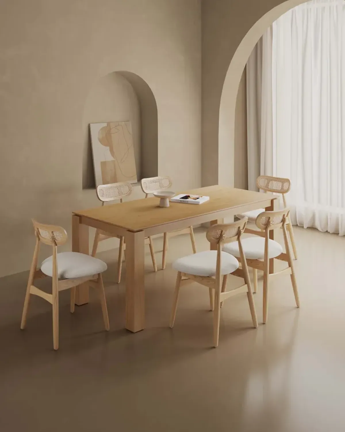 Rockaway 7-Piece Dining Set in Brown