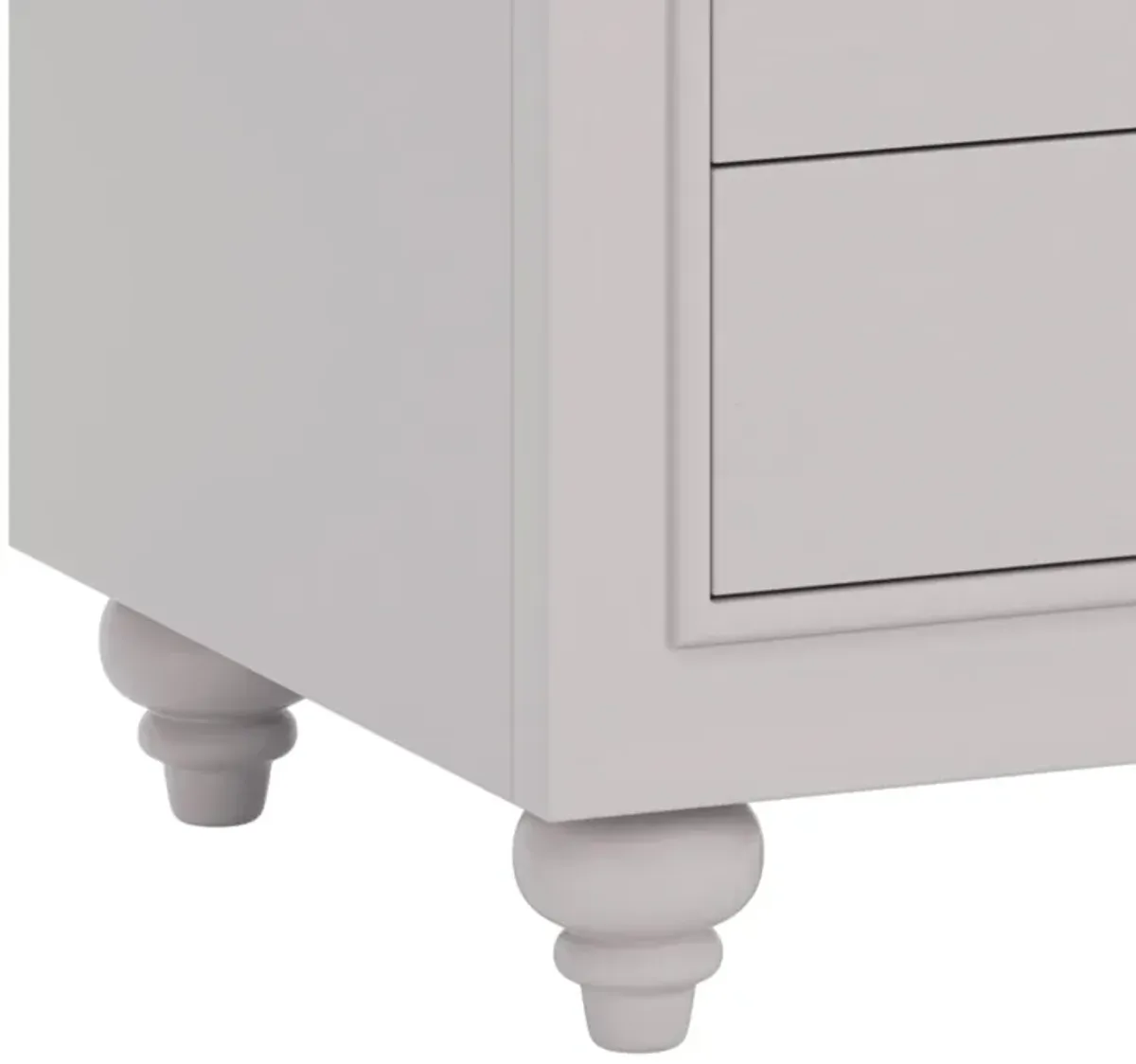 Modern Style Nightstand with 3 Drawers