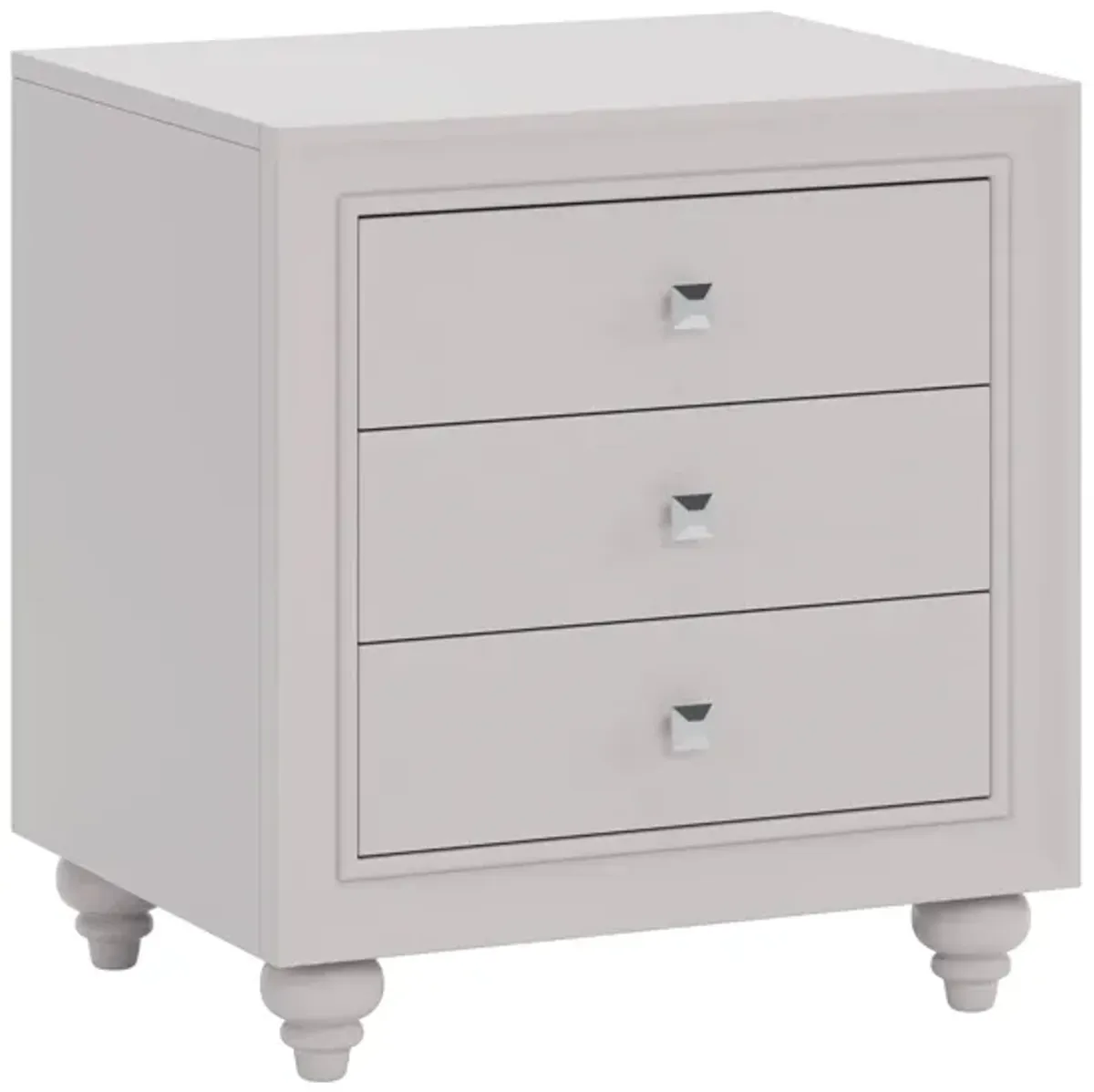 Modern Style Nightstand with 3 Drawers