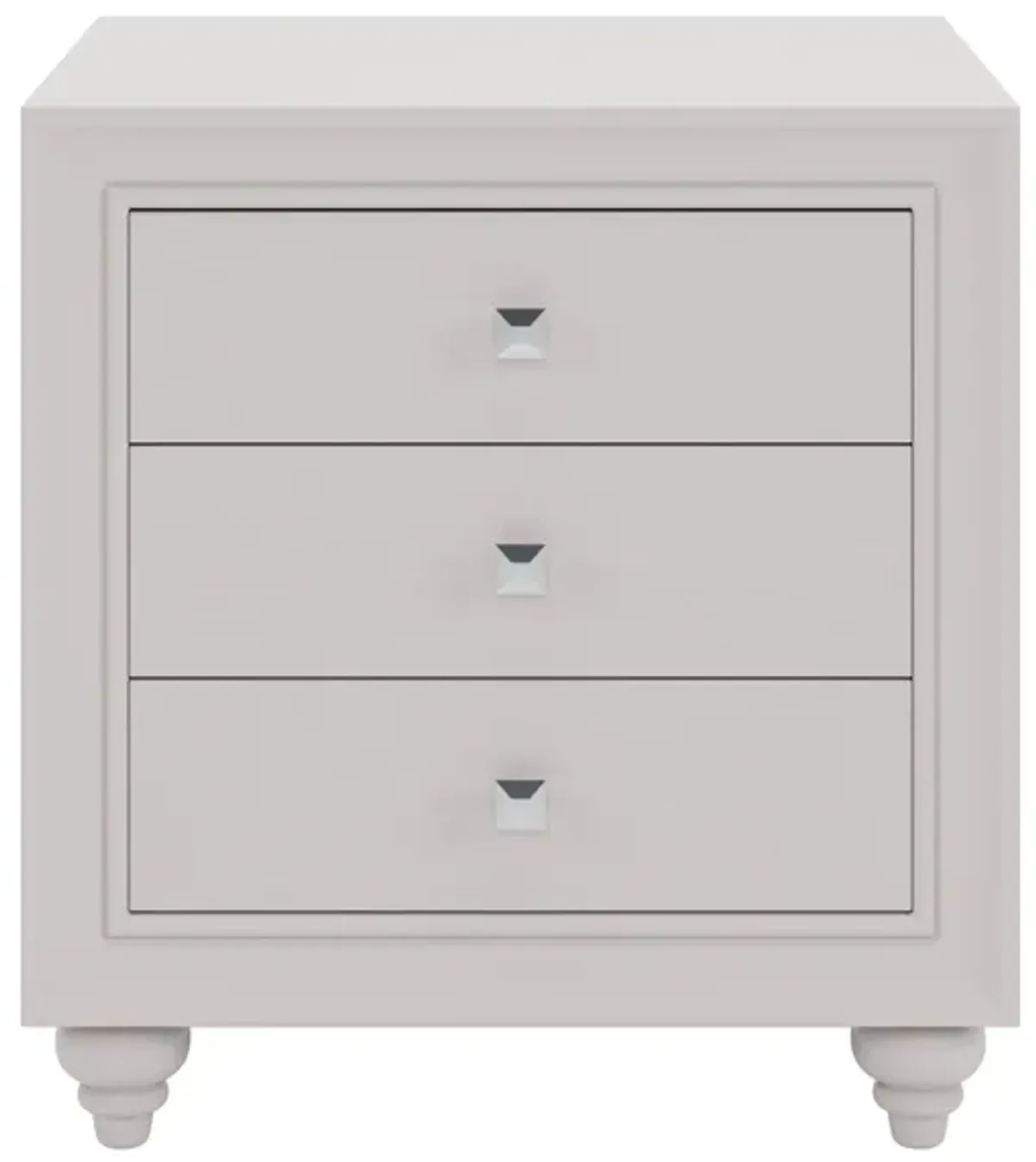 Modern Style Nightstand with 3 Drawers