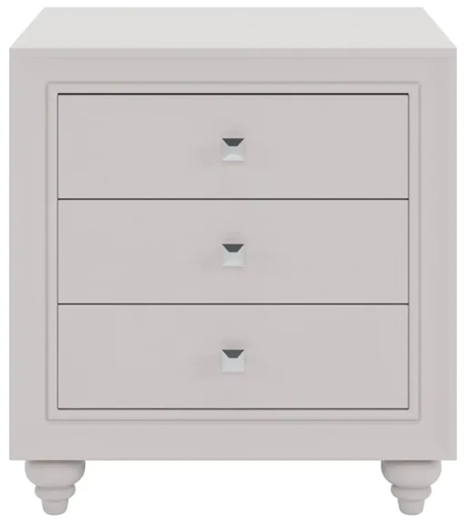 Modern Style Nightstand with 3 Drawers