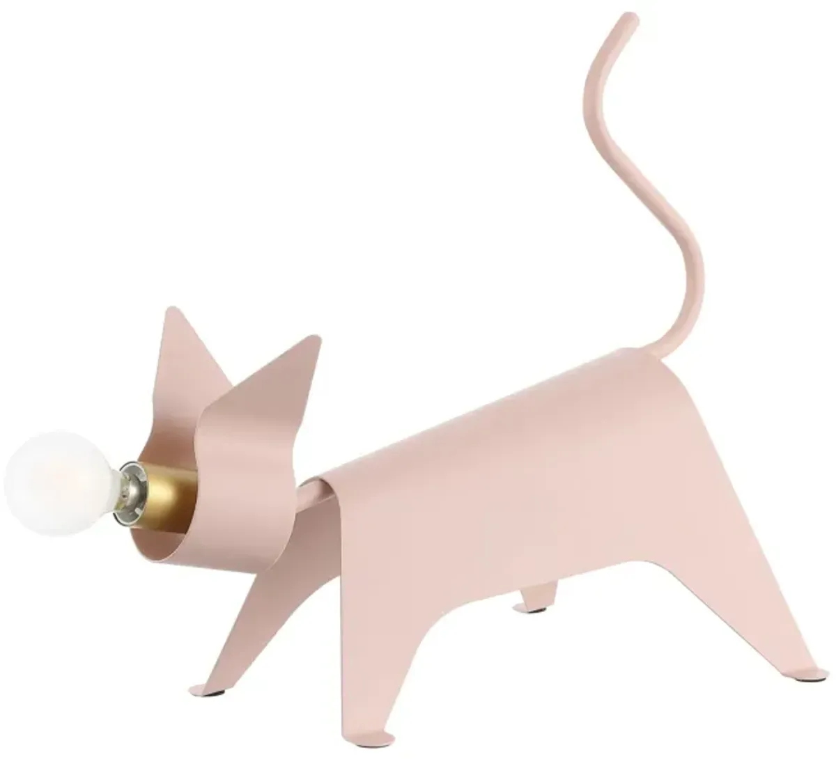 Penelope Modern Industrial Iron Feline LED Kids' Lamp