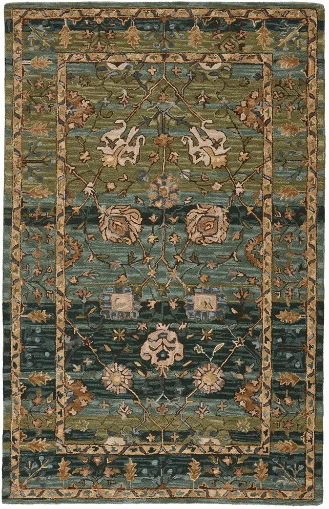 Cardamom Ahava Green 10' x 14' Rug