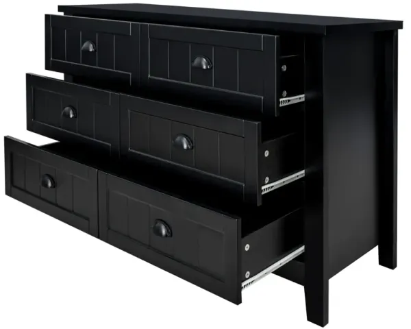 Streamdale Retro Buffet Cabinet with Solid Wood Frame