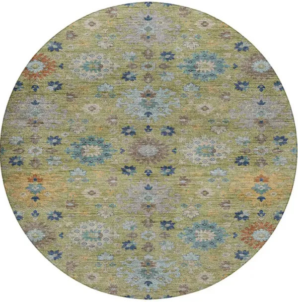 Silk Road Aloe 8' Round Rug