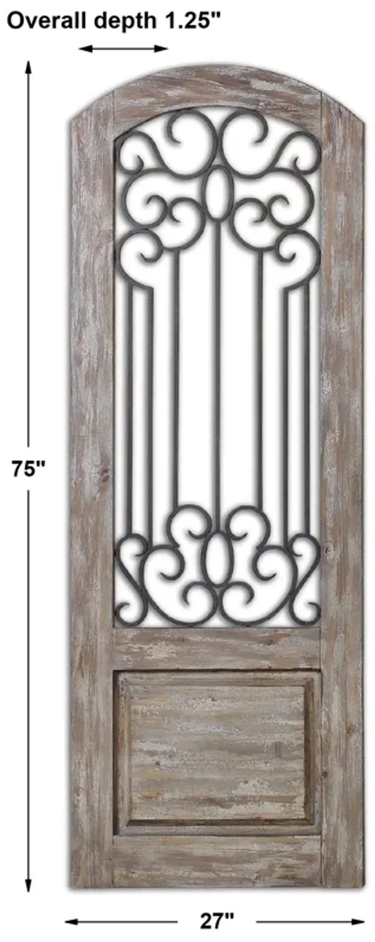 Mulino Distressed Wall Panel