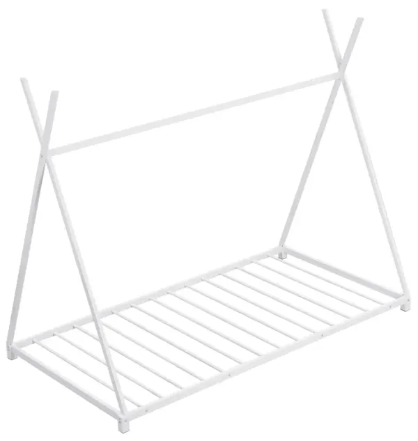 Merax Triangle Structure Metal House Platform Bed Floor Bed