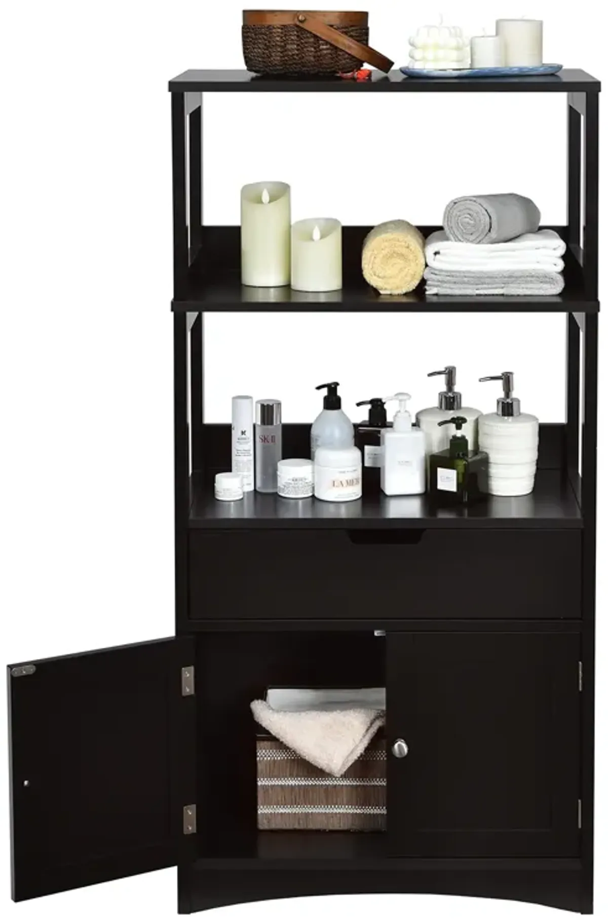 Bathroom Storage Cabinet with Drawer and Shelf Floor Cabinet