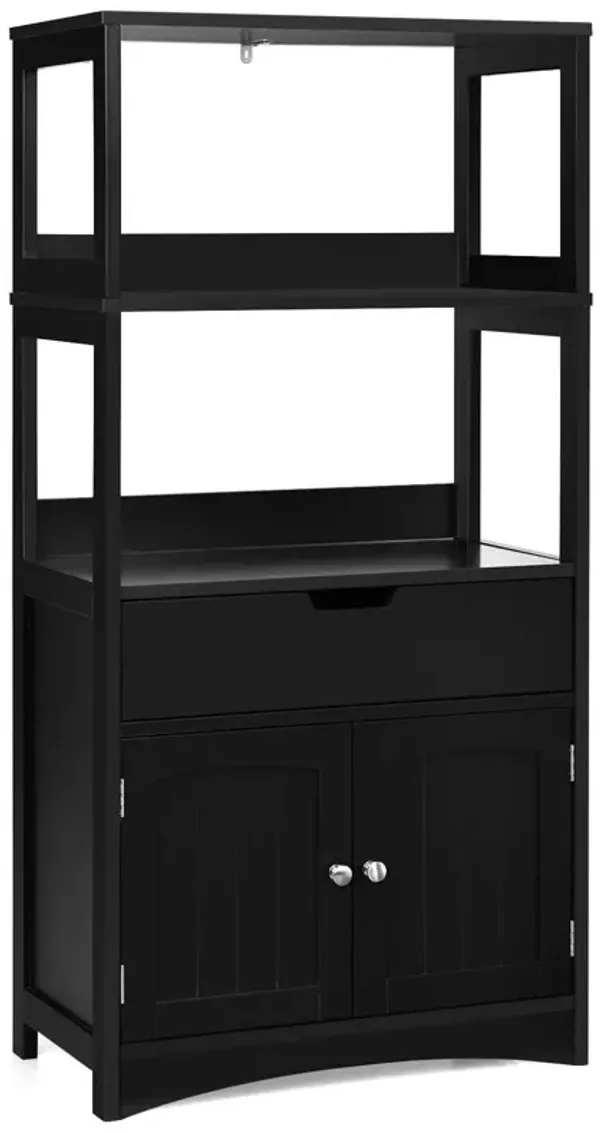 Bathroom Storage Cabinet with Drawer and Shelf Floor Cabinet