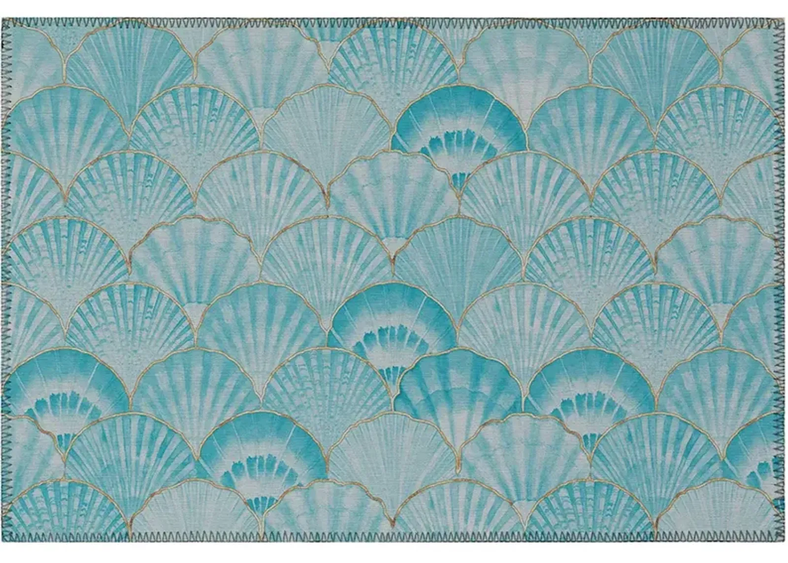 Seabreeze SZ2 Teal 20" x 30" Rug