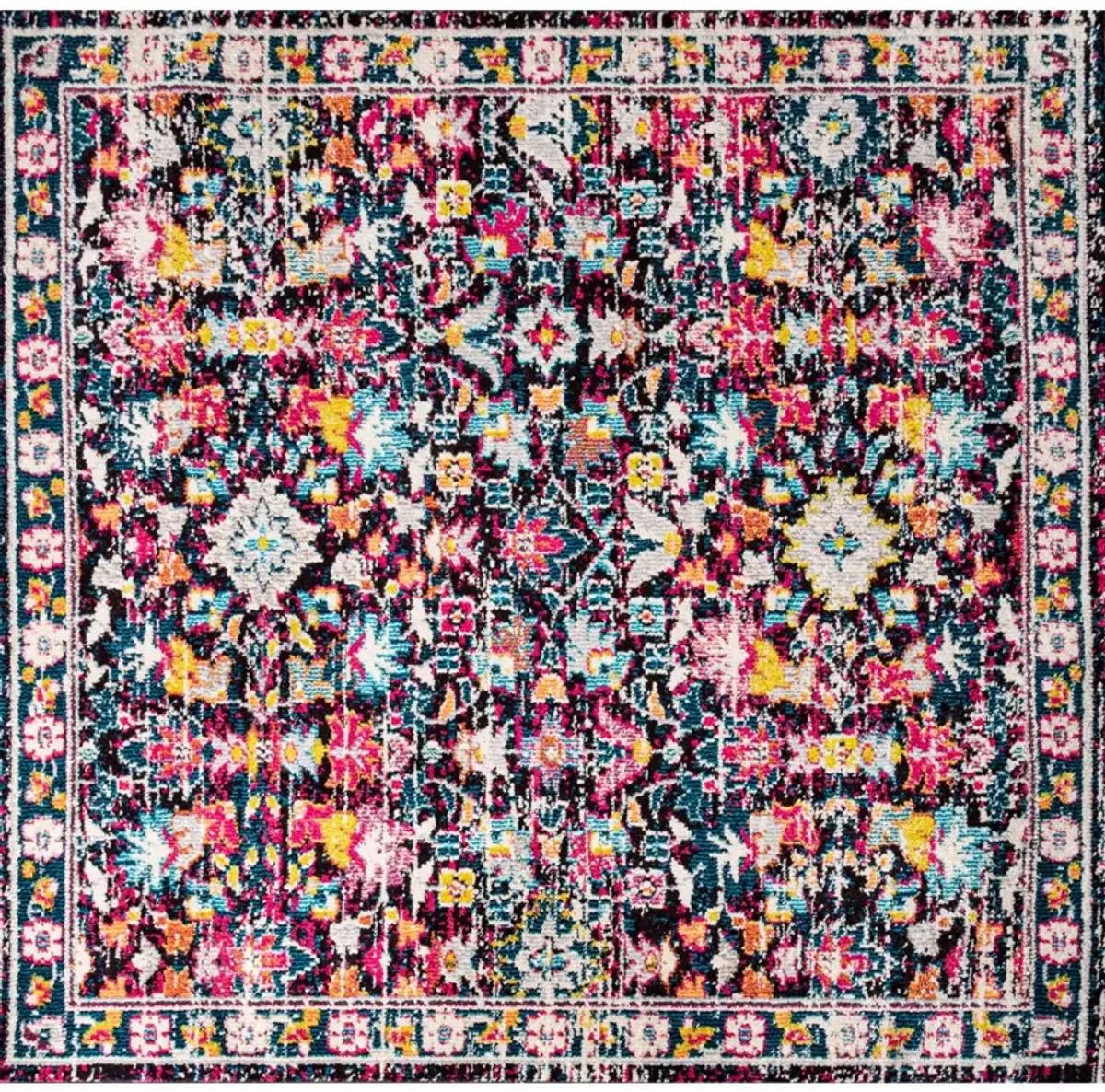 Alfombra Modern Persian Boho Floral Area Rug